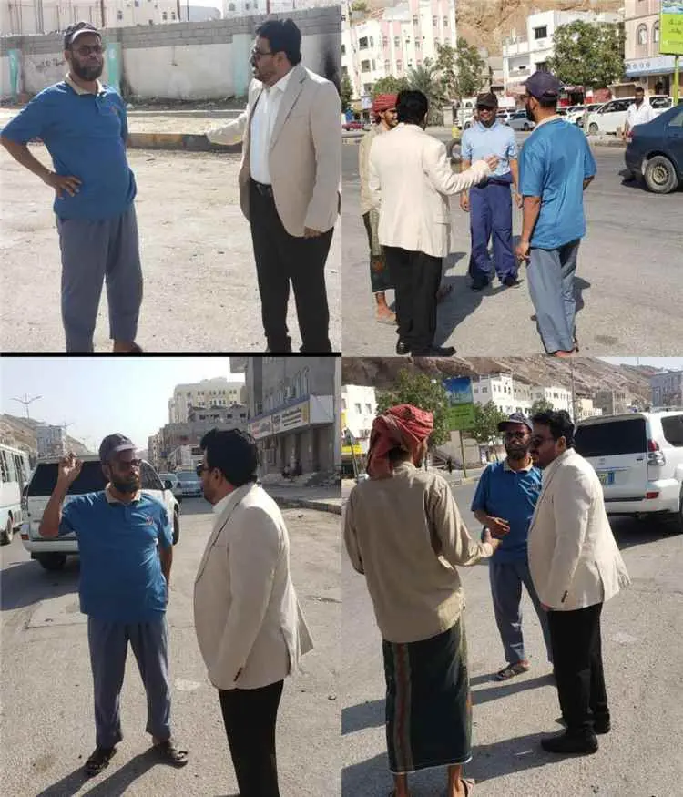 مدير اتصالات ساحل حضرموت يتفقد سير أعمال التحديث ب...