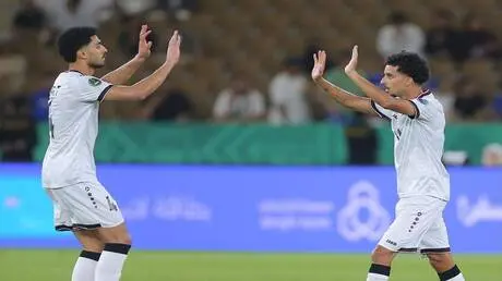 شاهد.. هدف عراقي رائع بالكعب في "خليجي 27"