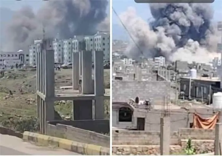 ضربات جوية دقيقة تستهدف معسكرات وتعزيزات لميليشيا الحوثي في الحوبان ومفرق ماوية شرق تعز