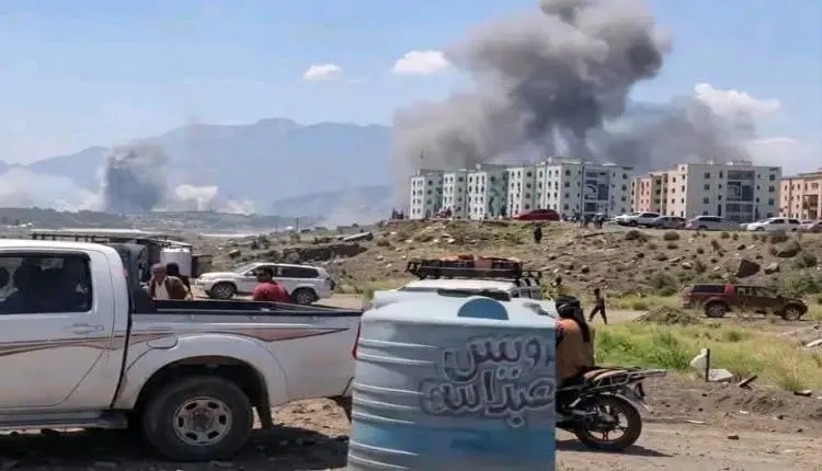 الطيران الحربي يوجه ضربه موجعة للحوثيين شرق تعز