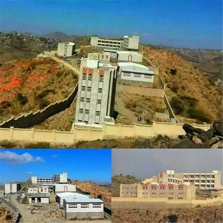 فريق هندسي وفني من محافظة لحج يزور المعهد المهني بالمفلحي لمعاينة أحتياجات تشغيله