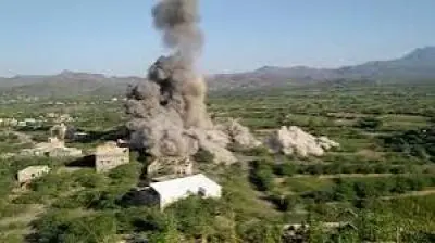12 غارة عدوانية تستهدف ثلاث محافظات