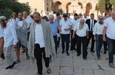 1317 مستوطنًا في اقتحام جديد للمسجد لأقصى