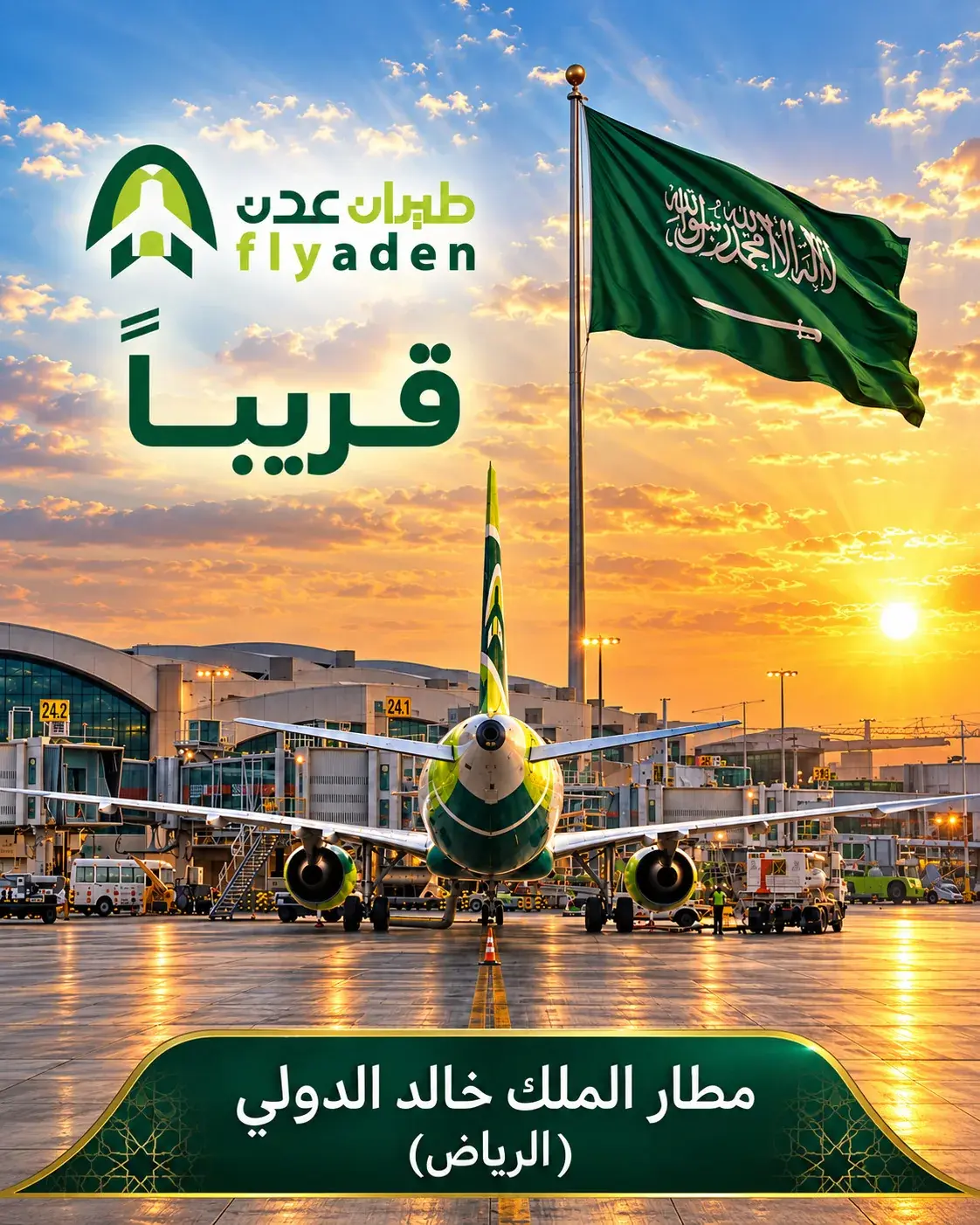 طيران عدن تواصل استعداداتها لتدشين خط عدن - الرياض...
