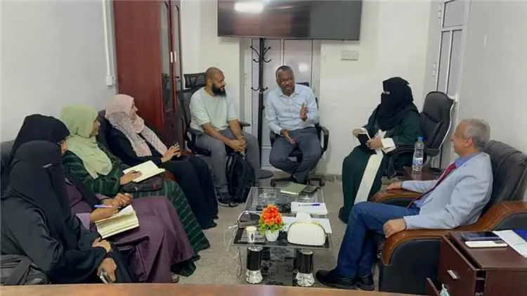 الوكيل الشبحي يناقش مع بعثة منظمة «مهاد» أوجه التعاون بالقطاع الصحي في بلادنا