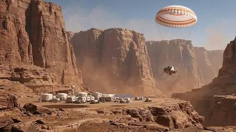 فلكي روسي يحدد موقعا واعدا للهبوط على المريخ