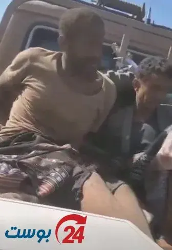 «شاهد بالفيديو» .. أسر قيادي حوثي وآخرين خلال التقدم في ذو باب