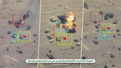 نشر مشاهد نوعية لاستهداف تحشيدات العدو في رأس العا...