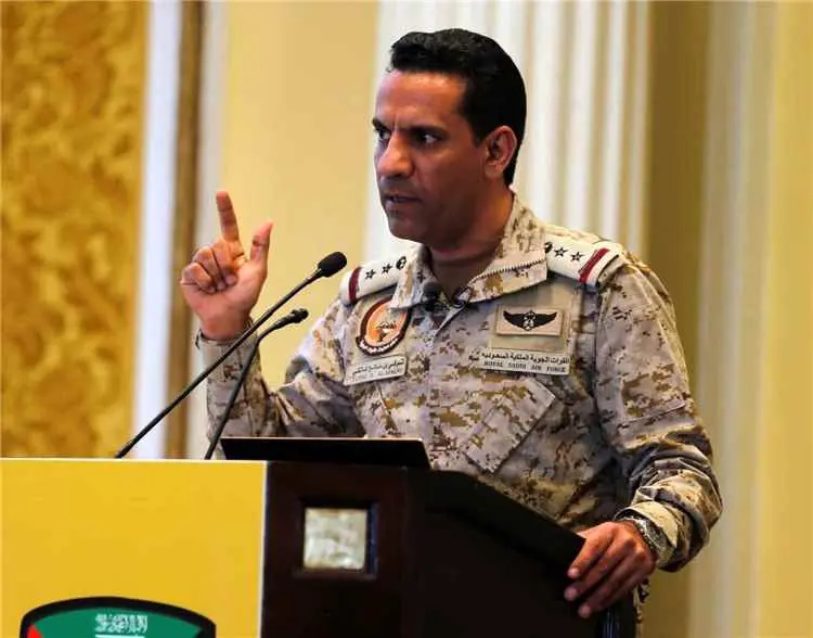 العميد تركي المالكي: منظومة استخبارات التحالف تتتبع منصة إطلاق في سماء صنعاء