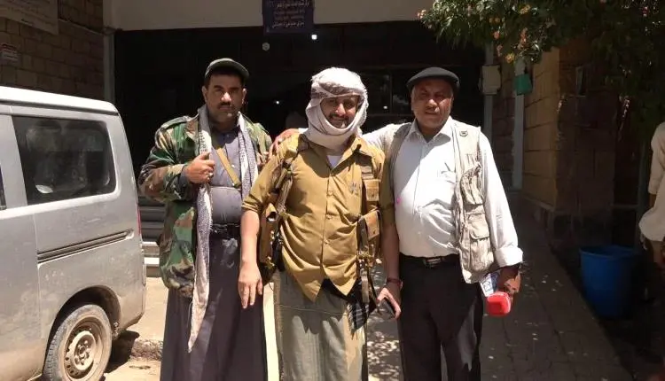 شاهد اول ظهور للقيادي أمجد خالد في التربة بعد قياد...
