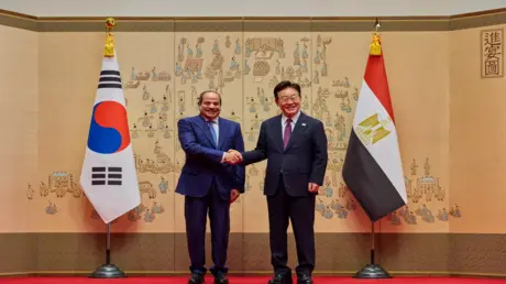 سيئول.. السيسي يؤكد قضية وجودية لمصر ويعلن عن شراك...