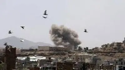 استشهاد امرأة بغارتين للعدو السعودي في تعز
