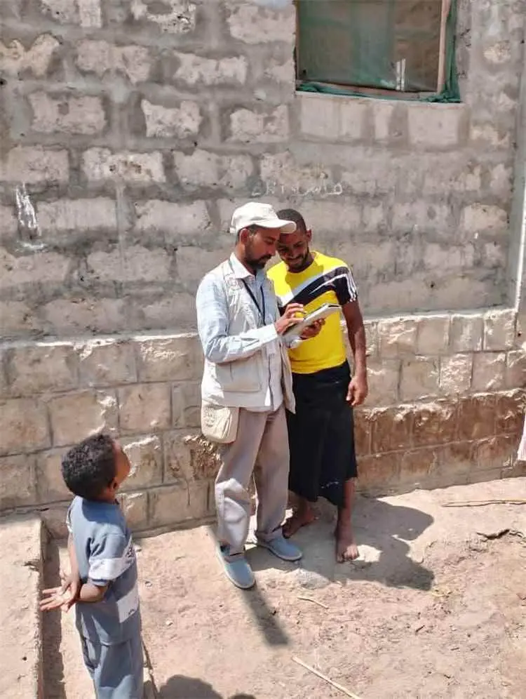 أبين.. تواصل أعمال الحصر الميداني في مديرية أحور ض...