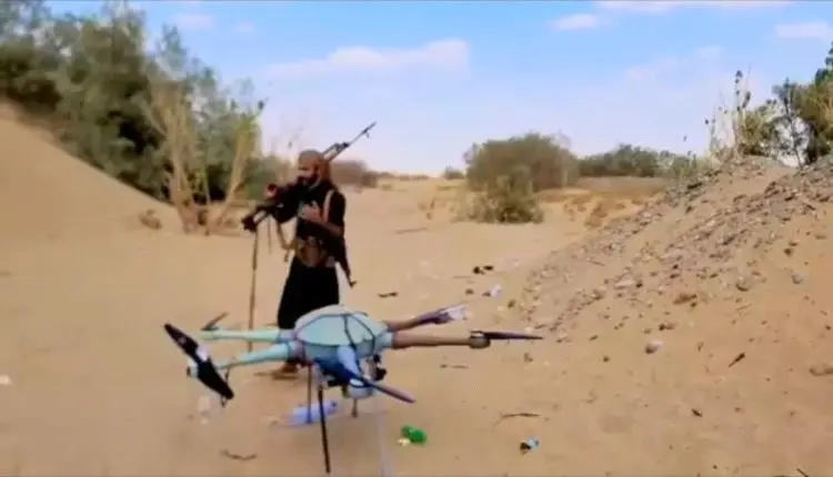 مأرب.. إسقاط مسيرة حوثية من طراز سجيل