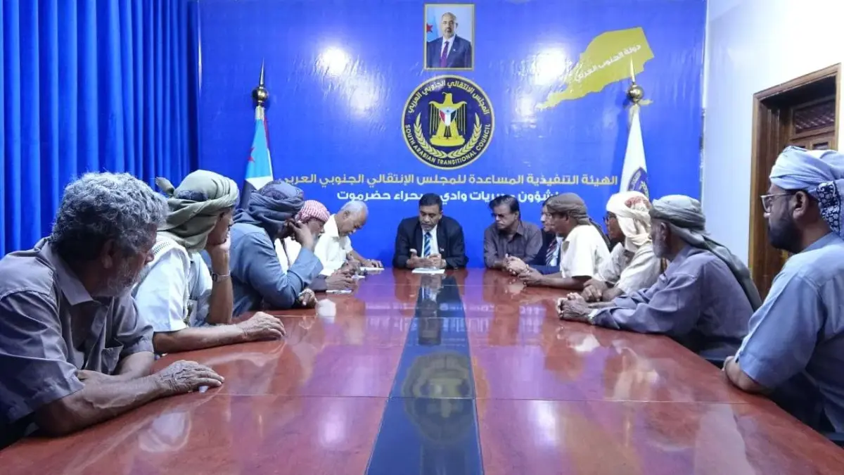 التميمي يلتقي قيادة الاتحاد العام لقبائل الجنوب ال...