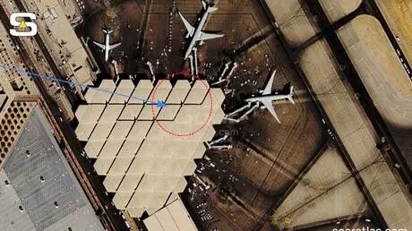 صور تظهر ثقبا في سقف مطار الرياض وبيان من هيئة الط...