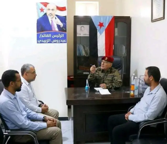 انتقالي الضالع يناقش الأوضاع الإنسانية مع وفد الصليب الأحمر