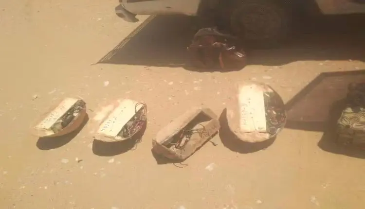قوات دفاع شبوة تُفشل مخططاً تخريبياً وتفكك أربع عـ,ـبوات ناسـ,ـفة في قطاع حراد