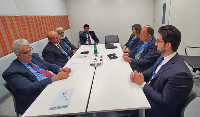 محافظ البنك ووزير التخطيط يبحثان مع صندوق النقد ال...