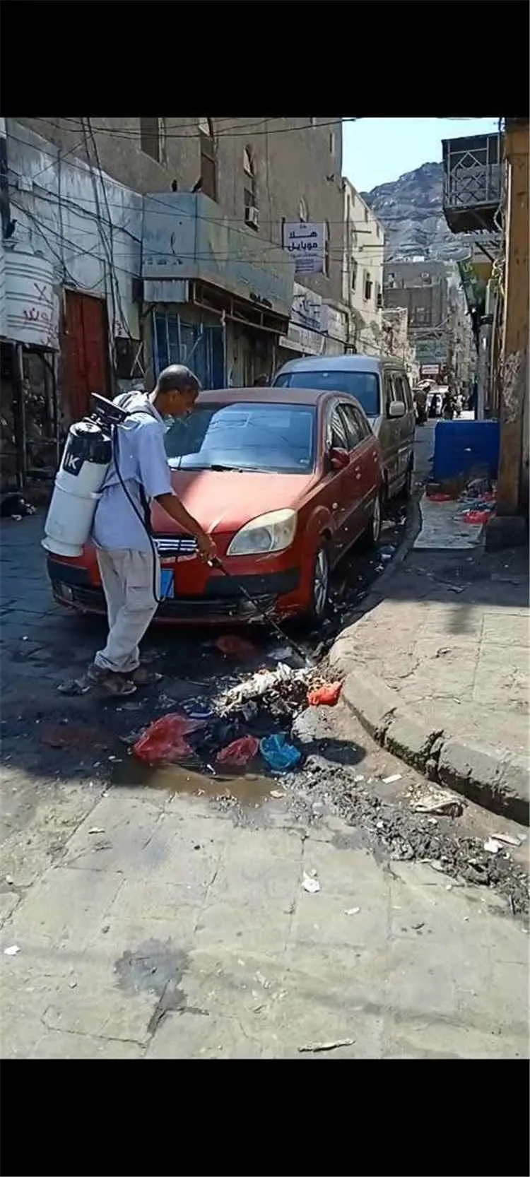 حملة رش في التواهي تستهدف مكافحة الحشرات الناقلة ل...