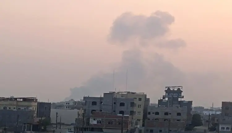 سقوط 4 صـ,ـواريخ حـ,ـوثية في مديرية البريقة بعدن