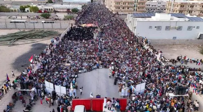 بيان مليونيات سيئون: استعادة دولة الجنوب مطلب لا رجعة عنه.. وندعو العالم للاعتراف بحق شعبنا .