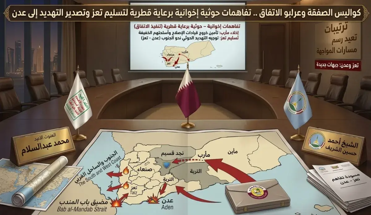 كواليس الصفقة وعرابو الاتفاق ..تفاهمات حوثية إخوان...