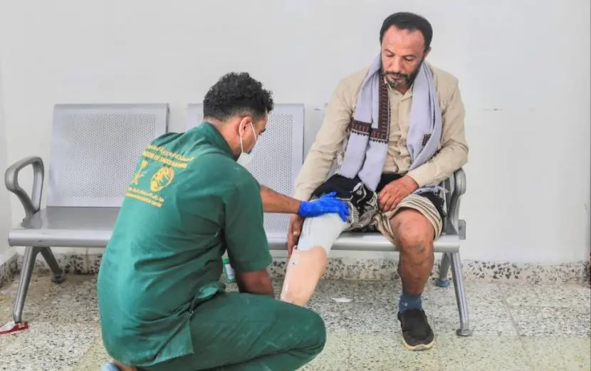 مركز الأطراف الصناعية بتعز يقدم ٢٢٥٤ خدمة تأهيلية مجانية لـ٦٦٤ مستفيدًا خلال سبتمبر الماضي