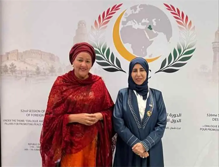 وزيرة الخارجية تبحث مع نائبة الأمين العام للأمم المتحدة التحديات الإنسانية في اليمن