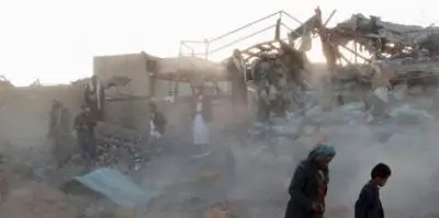العدو يرتكب مجزرة في سحار بصعدة