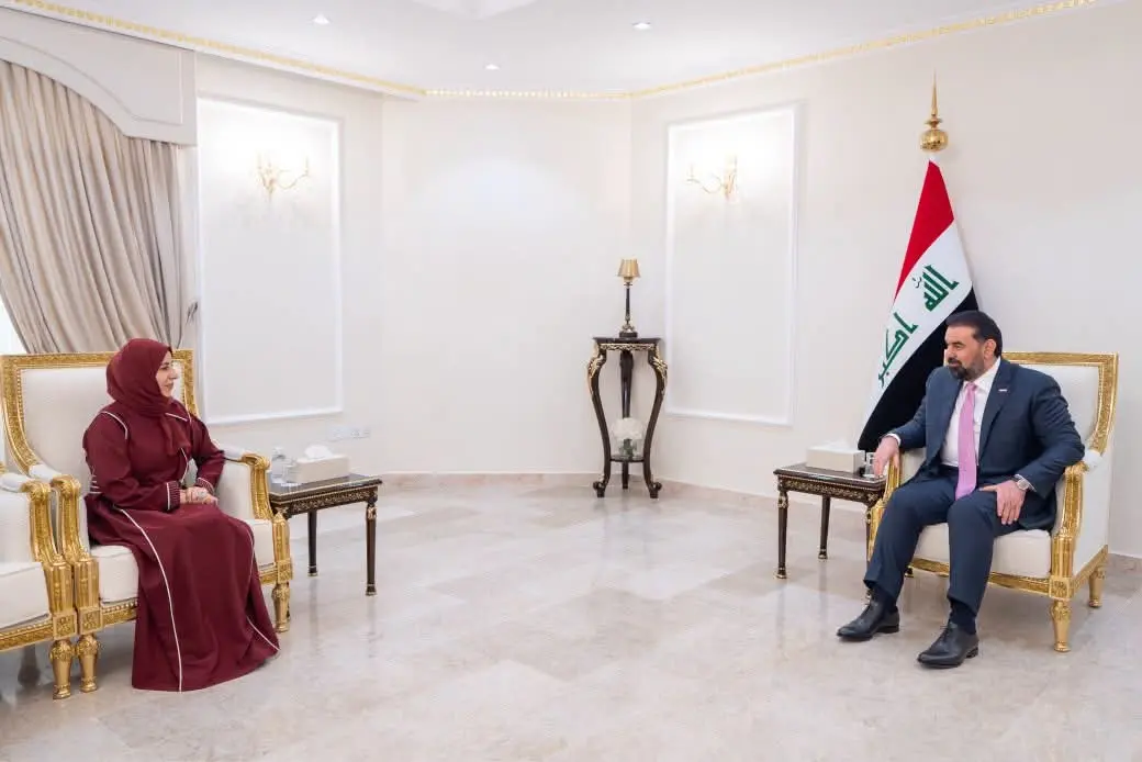 رئيس مجلس النواب العراقي يستقبل وزيرة الخارجية