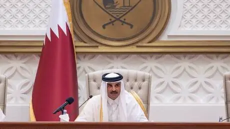 أمير قطر يعزّي العاهل السعودي بمقتل ضابطين من الحر...