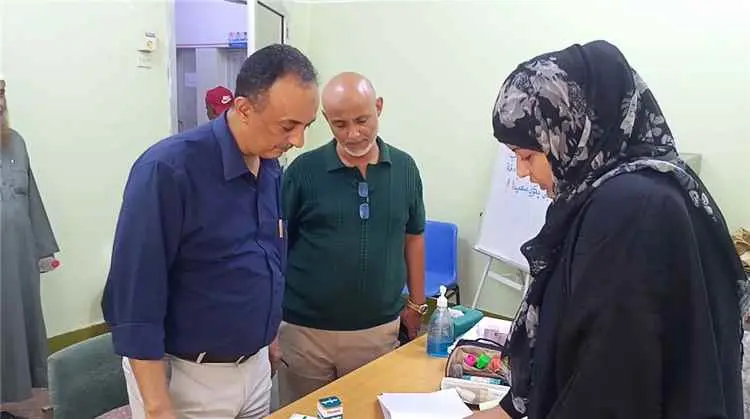الشعبي يتفقد سير عمل المخيم المجاني للاضطرابات النفسية وأعمال الترميم في مستشفى الأمراض النفسية بعدن