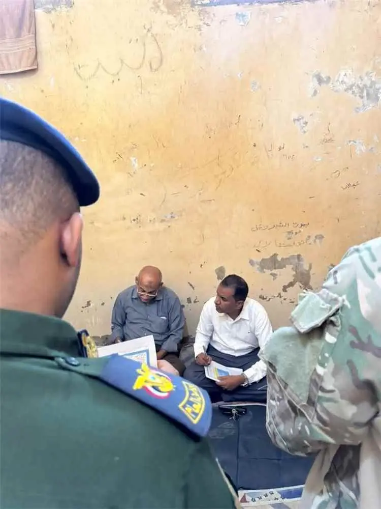 رئيس نيابة استئناف حضرموت يتفقد مركز الحجز بأمن روكب ويطلع على أوضاع المحتجزين