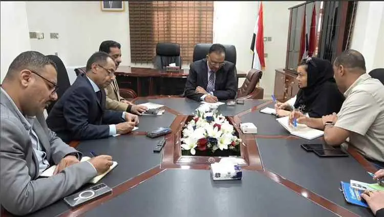 الجمارك ومكتب الأمم المتحدة لخدمات المشاريع (UNOPS) يبحثان الترتيبات النهائية لتنفيذ المشروع الممول من الحكومة اليابانية.