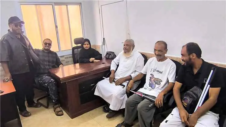 اللجنة التحضيرية تسلّم الإدارة الجديدة مهامها في جمعية المكفوفين عدن