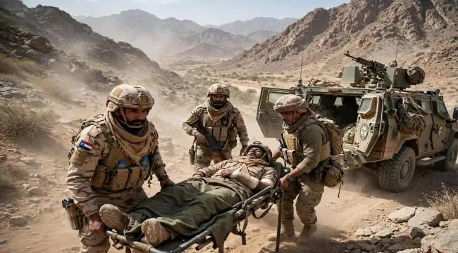 عاجل - #شبوة: 8 جرحى في اشتباكات بين المقاومة الجن...