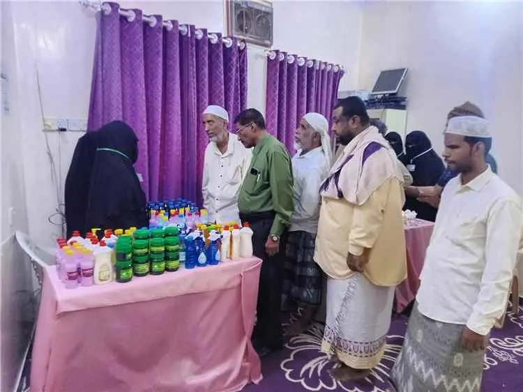 مدير عام تريم يحضر تدشين وافتتاح المعرض الحرفي وال...