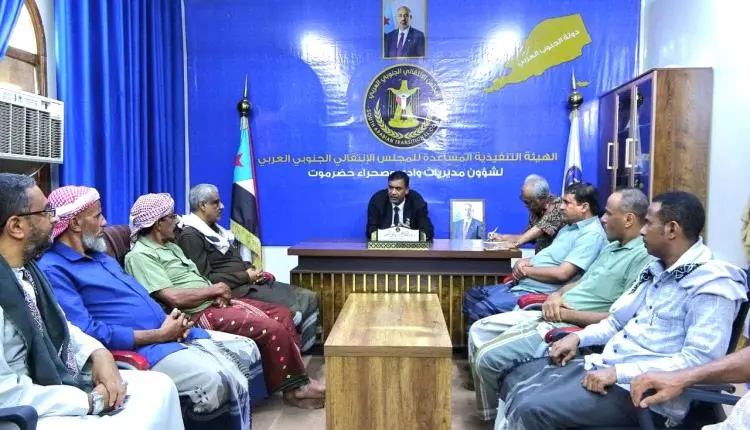 التميمي يلتقي رئيسي تنفيذيتي انتقالي شبام ورخية وي...