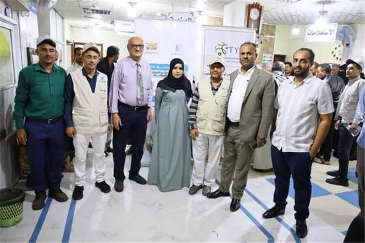 وكيلة المحافظة للشؤون الصحية تدشن المخيم الطبي الم...