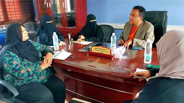 الدكتور عصام المقبلي يبحث مع مستشارة برئاسة الجمهورية سبل دعم وتطوير برامج محو الأمية وتعليم الكبار في عدن