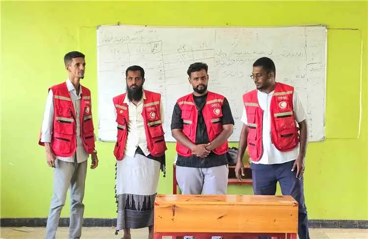 الهلال الأحمر اليمني بأبين ينظم ورشة تدريبية عن ال...