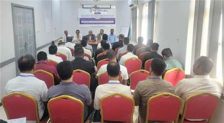 تنظيم ورشة تدريبية بسيئون حول السلامة والأمن البيو...