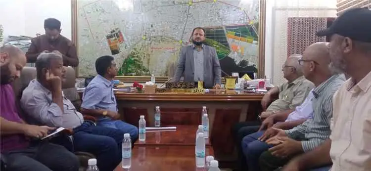 اليزيدي يترأس اجتماعا موسعا لاستكمال المرحلة الثال...