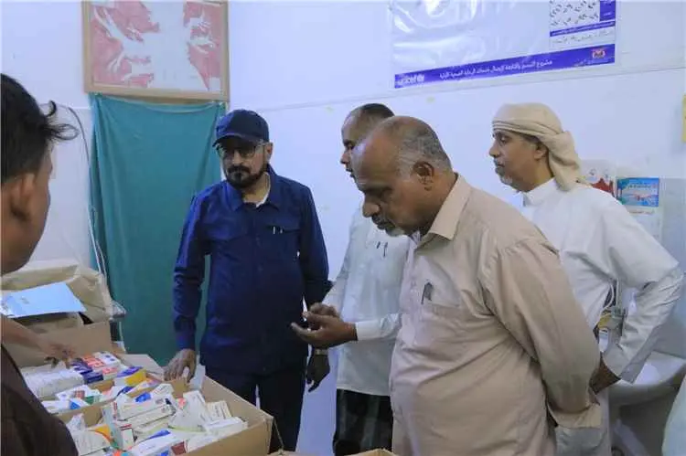 افتتاح مخيم طبي تخصصي مجاني بمستشفى شبام العام لخد...
