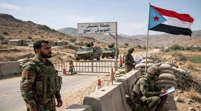 نجاة طقم قيادي.. عبوة ناسفة تستهدف قوات العمالقة ف...