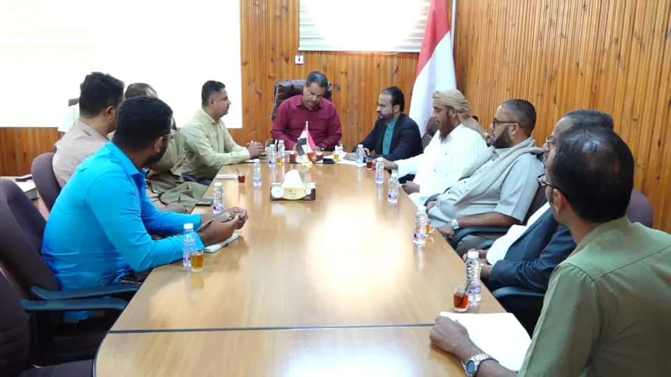 إقرار خطة عمل للجنة المشتركة لتعزيز الدعم الإنساني والإغاثي بوادي وصحراء حضرموت