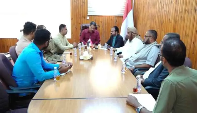 لجنة الإغاثة بوادي وصحراء حضرموت تقر خطة عمل مشترك...