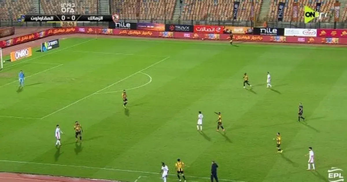 المهدي سليمان ينقذ الزمالك من هدف المقاولون في الش...