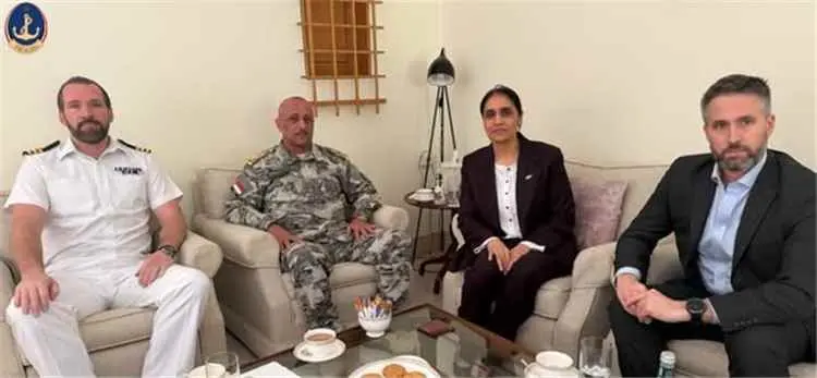 رئيس المصلحة يبحث مع سفراء بريطانيا واليابان وألمانيا تعزيز التعاون في مجال الأمن البحري